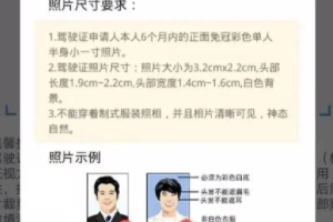 駕駛證照片可以自帶嗎、有什么要求 可以自行攜帶 符合相關(guān)尺寸