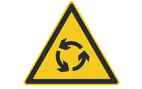 環(huán)形交叉口標志