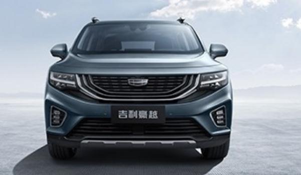 吉利豪越自動舒適型上市，綜合油耗為8.1L/100km