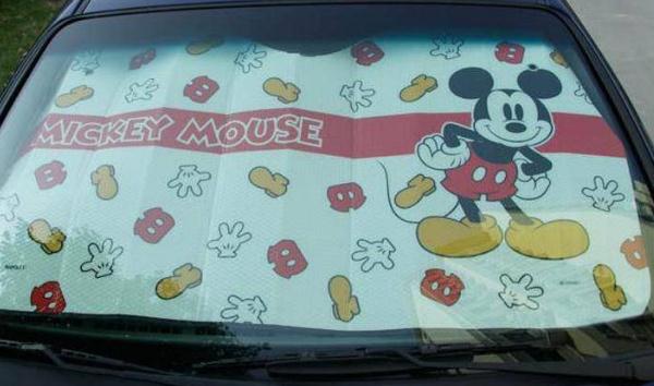 汽車遮陽板，購車均有配送（贈送的不花錢但不好用）