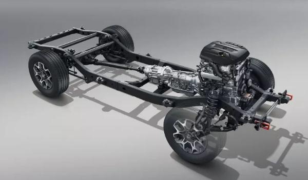 車體結(jié)構(gòu)，分為非承載式和承載式（區(qū)別比較明顯）