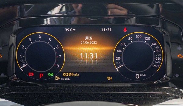 大眾高爾夫油耗怎么看 通過儀表盤查看(也可以自己測(cè)試)