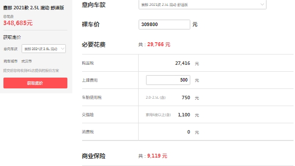 豐田商務車七座塞納價格，在售2021款報價30萬起