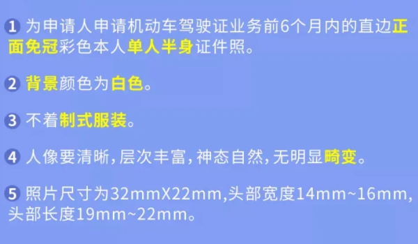 駕駛證照片可以自帶嗎、有什么要求 可以自行攜帶 符合相關(guān)尺寸