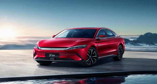 比亞迪漢EV純電動2022款落地價，27.9萬元續(xù)航610公里