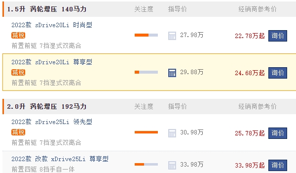 寶馬x1報(bào)價(jià)2022款價(jià)格及圖片 寶馬x1報(bào)價(jià)2022款售價(jià)27.98萬元起