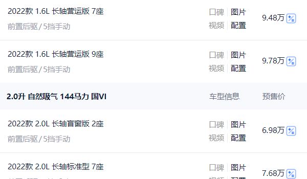王牌m7售價(jià) 王牌m7預(yù)售價(jià)格為6.18萬(wàn)元到12.68萬(wàn)元