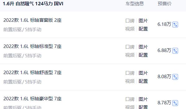 王牌m7售價(jià) 王牌m7預(yù)售價(jià)格為6.18萬(wàn)元到12.68萬(wàn)元