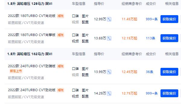 思域2023款思域落地價 思域2023款思域落地價14.26萬元