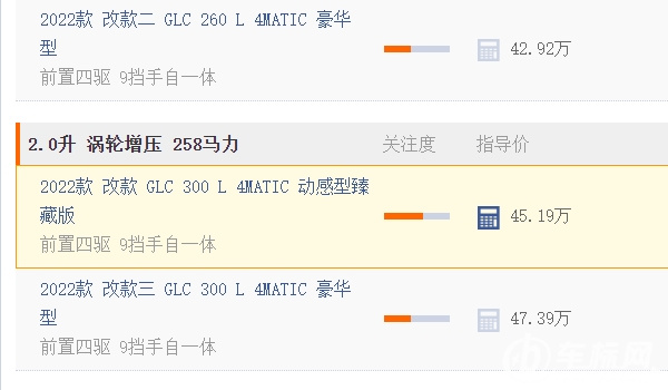 奔馳300suv新車報(bào)價(jià)2022款 奔馳300suv新車售價(jià)為45.19萬(wàn)