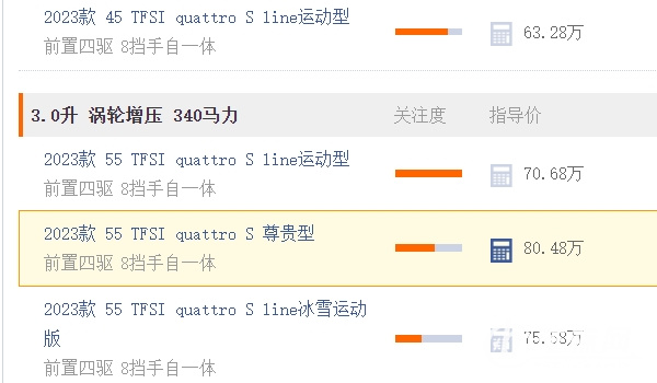 奧迪q7多少錢(qián) 新車(chē)售價(jià)63.28萬(wàn)（分期首付26.41萬(wàn)元）