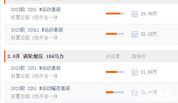 寶馬3系多少錢 新車起步售價(jià)29.99萬（全款落地32.38萬元）