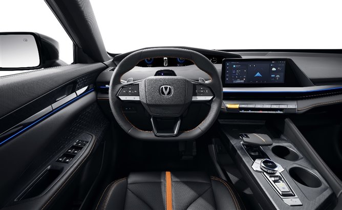 E:\長安圖片\【媒體資料夾】“經(jīng)典煥新，有你真好”長安汽車春季煥新發(fā)布會\產(chǎn)品圖片素材\第二代UNI-V\UNI-V美圖\原子灰\內(nèi)飾\長安UNI-V-原子灰主駕駛方向盤 3000.jpg