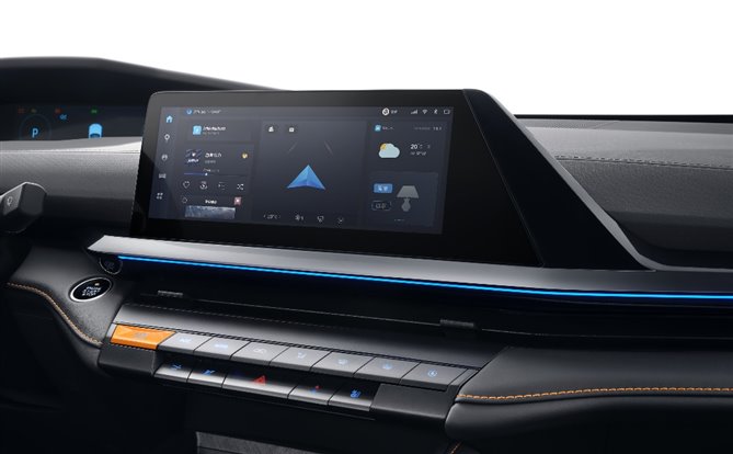 E:\長安圖片\【媒體資料夾】“經(jīng)典煥新，有你真好”長安汽車春季煥新發(fā)布會\產(chǎn)品圖片素材\第二代UNI-V\UNI-V美圖\原子灰\內(nèi)飾\長安UNI-V-原子灰屏幕 3000.jpg