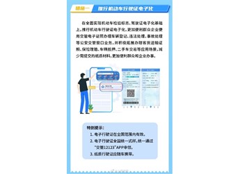 12123電子行駛證開啟試點(diǎn)申領(lǐng)：年底前全國(guó)全面推廣 封面圖
