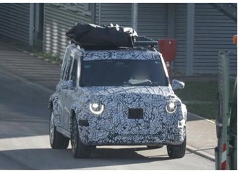 敢賣100萬的純電方盒子 奔馳小G諜照曝光：依舊硬派