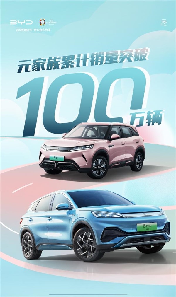 國(guó)產(chǎn)A級(jí)純電銷量擔(dān)當(dāng)！比亞迪元家族累銷突破100萬(wàn)臺(tái)