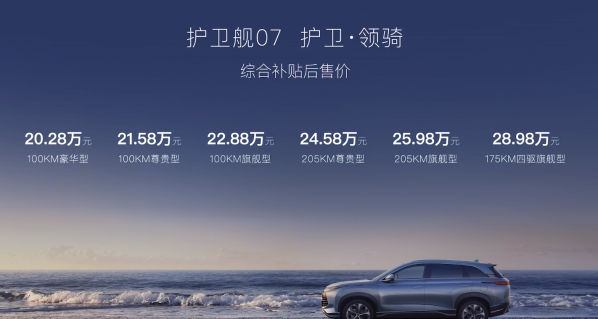 比亞迪護衛(wèi)艦07正式上市 搭載1.5T插混動力 20.28萬元起